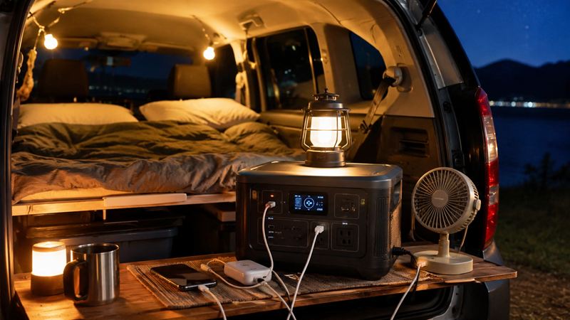 車中泊におすすめのポータブル電源の選び方